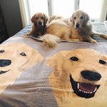 Custom Pet Portrait Blanket