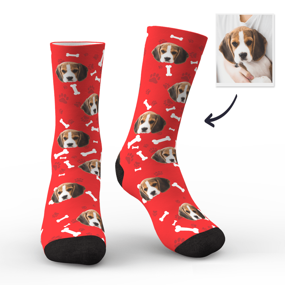 Personalized Dog / Cat Face Socks - Mega Paws